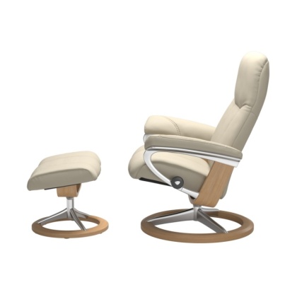 Stressless Consul Chair and Stool with Signature Base