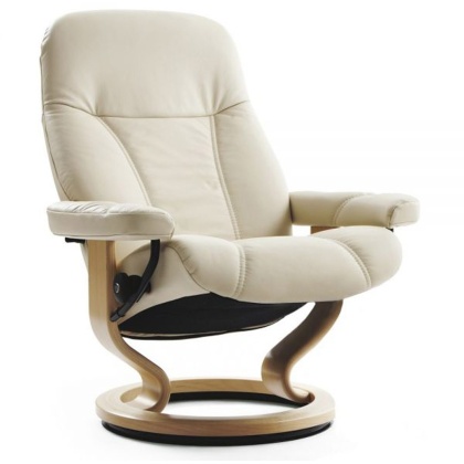 Stressless Consul Chair with Classic Base (No stool) Stressless Consul Chair with Classic Base (No stool)