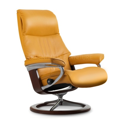 Stressless View Chair With Signature Base (No stool)