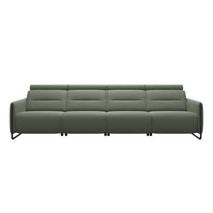 Stressless Emily 4 Seater Sofa Powered Left & Right With Steel Arm