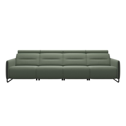 Stressless Emily 4 Seater Sofa Powered Left & Right With Steel Arm