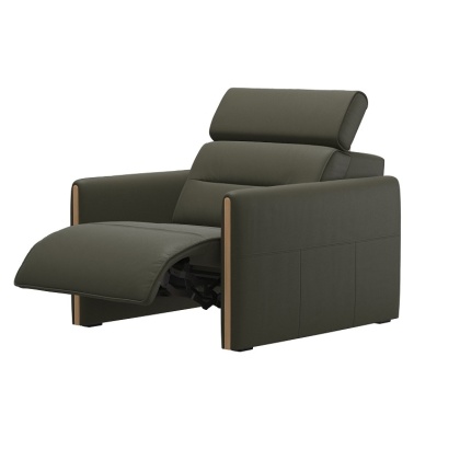 Stressless Emily Power Chair With Wood Arm Stressless Emily Power Chair With Wood Arm