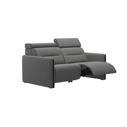 Stressless Emily 2 Seater Sofa With Wood Arm Power RHF Stressless Emily 2 Seater Sofa With Wood Arm Power RHF
