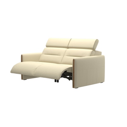 Stressless Emily 2 Seater Sofa With Wood Arm 2 Power Stressless Emily 2 Seater Sofa With Wood Arm 2 Power