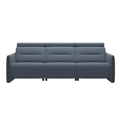 Stressless Emily 3 Seater Sofa With Wood Arm Stressless Emily 3 Seater Sofa With Wood Arm