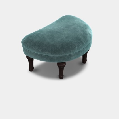 Spink & Edgar Crawford Stool - Single Fabric All Over