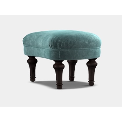 Spink & Edgar Crawford Stool - Single Fabric All Over Spink & Edgar Crawford Stool - Single Fabric All Over