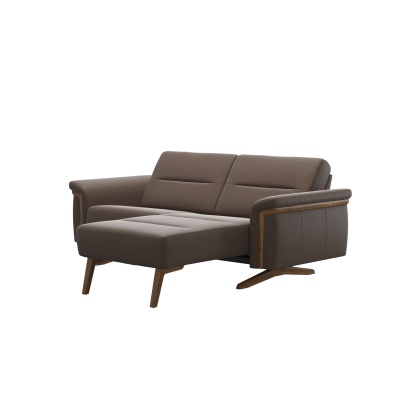 Stressless Stella 1 Seat Sofa With Longseat (M) RHF Wood Arm