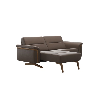 Stressless Stella 1 Seat Sofa With Longseat (M) LHF Wood Arm COPY