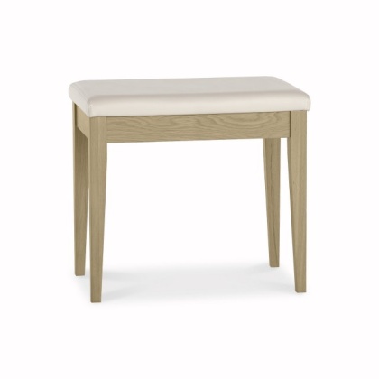 Bentley Designs Rimini Aged & Weathered Oak Stool Bentley Designs Rimini Aged & Weathered Oak Stool