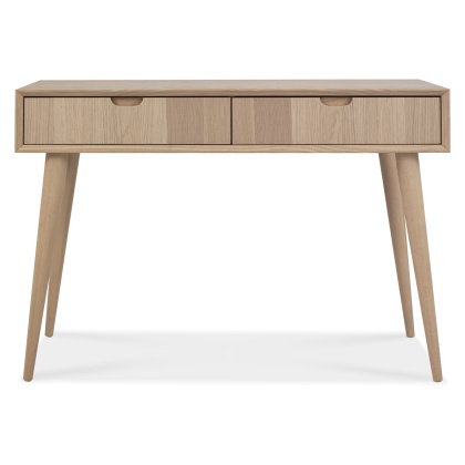 Dansk Scandi Oak Console Table With Drawers