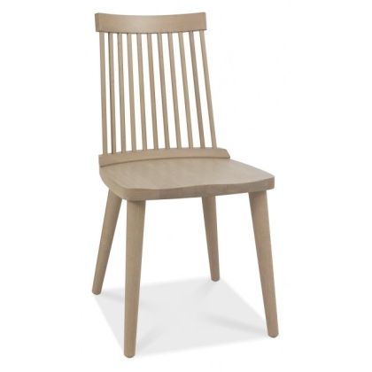 Bentley Designs Spindle Chair - Scandi Oak (PAIR) Bentley Designs Spindle Chair - Scandi Oak (PAIR)