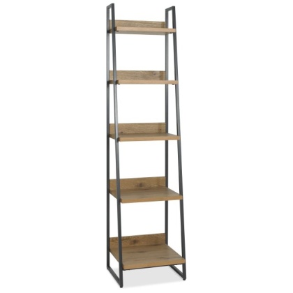 Bentley Designs Indus Rustic Oak Narrow Open Shelving Unit Bentley Designs Indus Rustic Oak Narrow Open Shelving Unit