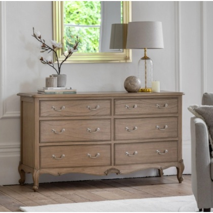 Gallery Chic 6 Drawer Chest Weathered