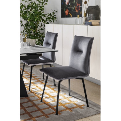 Connubia Calligaris Maya Chair - Metal Legs - Swivel Seat