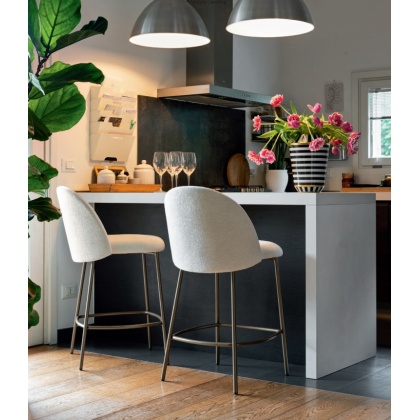Connubia Tuka Mid Stool - Metal Legs