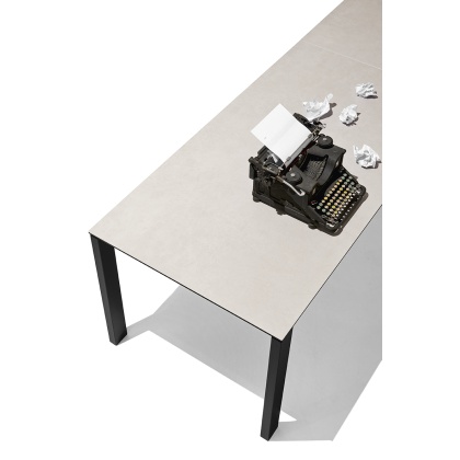 Connubia Baron Ceramic Extendable Table 130cm (B- Angled Legs)