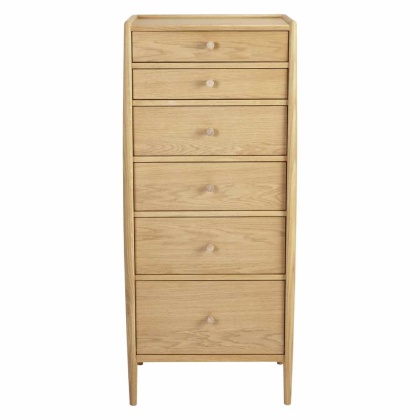 Ercol 4175 Winslow 6 Drawer Tall Chest