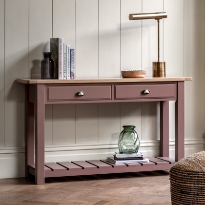 Gallery Eton 2 Drawer Console Clay