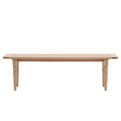 Gallery Direct Eton Dining Bench Natural Gallery Direct Eton Dining Bench Natural