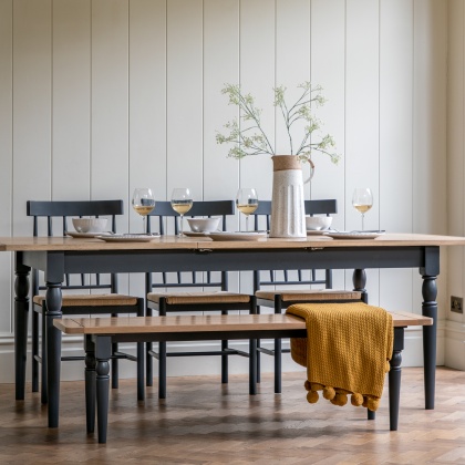 Gallery Eton Extending Dining Table Meteor