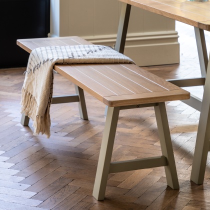 Gallery Eton Trestle Bench Prairie