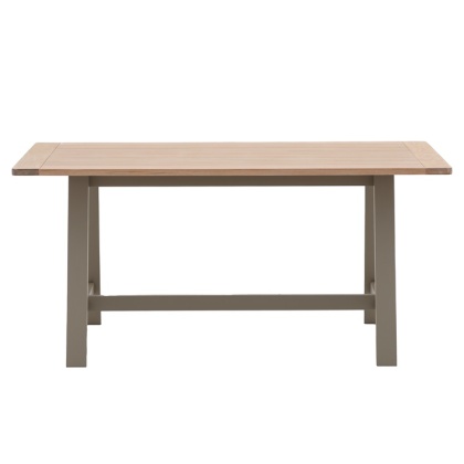 Gallery Direct Eton Trestle Table Prairie Gallery Direct Eton Trestle Table Prairie