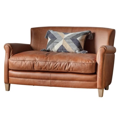 Gallery Direct Mr. Paddington Sofa Vintage Brown Leather Gallery Direct Mr. Paddington Sofa Vintage Brown Leather