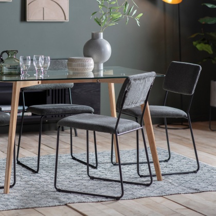 Gallery Chalkwell Dining Chair Charcoal (PAIR)