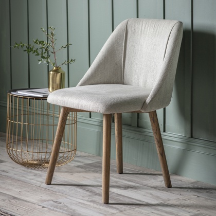 Gallery Elliot Dining Chair Neutral (Pair)