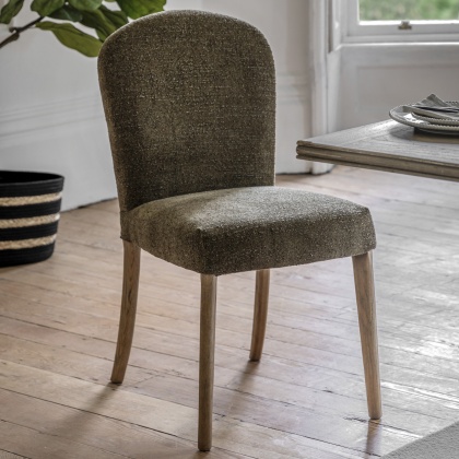 Gallery Hinton Dining Chair Moss Green (PAIR)