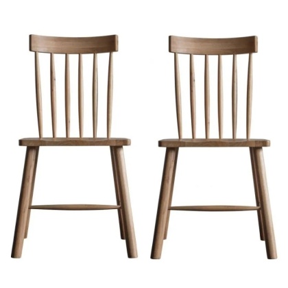 Gallery Kingham Dining Chair Oak (PAIR) Gallery Kingham Dining Chair Oak (PAIR)