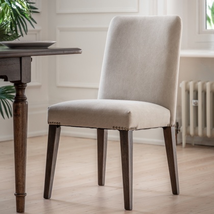 Gallery Madison Dining Chair Cement Linen (PAIR)