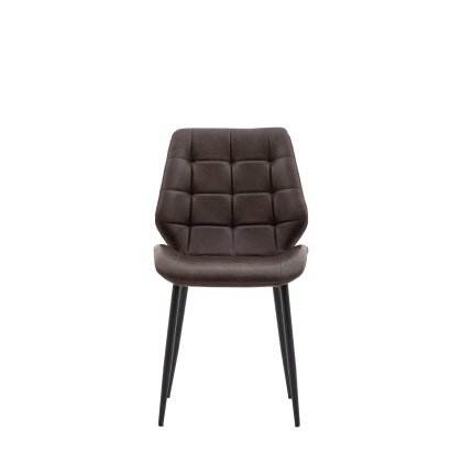 Gallery Manford Dining Chair Brown (PAIR) Gallery Manford Dining Chair Brown (PAIR)
