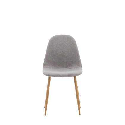 Gallery Millican Dining Chair Oak / Light Grey (PAIR) Gallery Millican Dining Chair Oak / Light Grey (PAIR)
