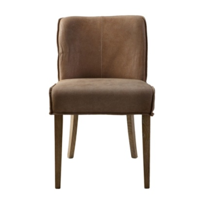 Gallery Tarnby Dining Chair Brown Leather (PAIR) Gallery Tarnby Dining Chair Brown Leather (PAIR)