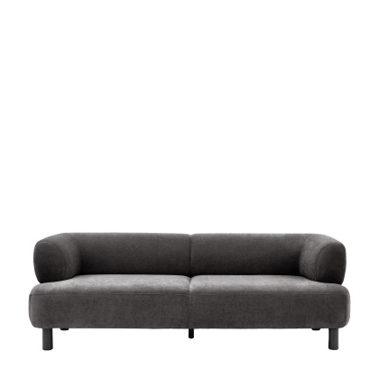 Gallery Direct Ardo 3 Seater Sofa Anthracite Gallery Direct Ardo 3 Seater Sofa Anthracite
