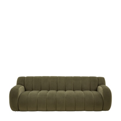 Gallery Direct Coste 3 Seater Sofa Moss Gallery Direct Coste 3 Seater Sofa Moss