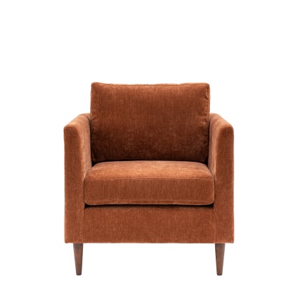 Gallery Direct Gateford Armchair Rust Gallery Direct Gateford Armchair Rust