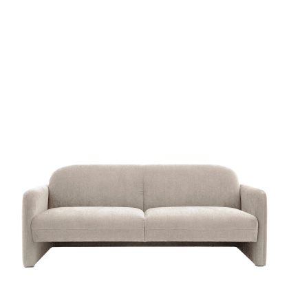 Gallery Direct Massa 3 Seater Sofa Cream Gallery Direct Massa 3 Seater Sofa Cream