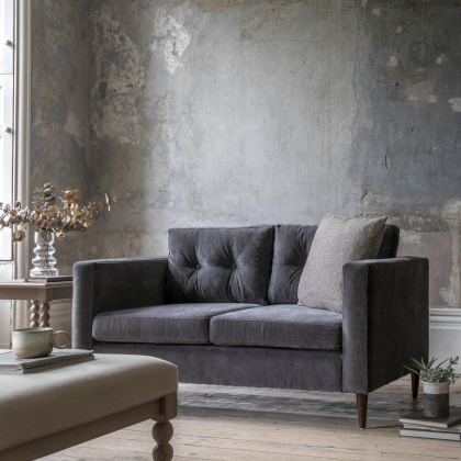 Gallery Whitwell 2 Seater Sofa Charcoal