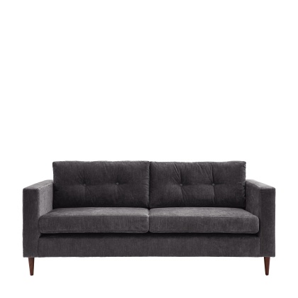 Gallery Direct Whitwell 3 Seater Sofa Charcoal Gallery Direct Whitwell 3 Seater Sofa Charcoal
