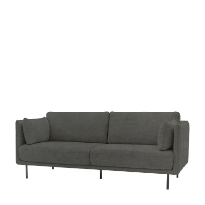 Gallery Wigmore Sofa Cool Truffle Velvet