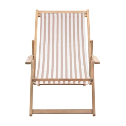 Brentham Deck Chair Clay Stripe Brentham Deck Chair Clay Stripe