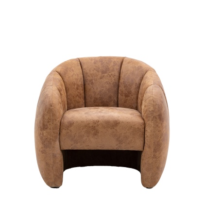 Gallery Direct Atella Tub Chair Antique Tan