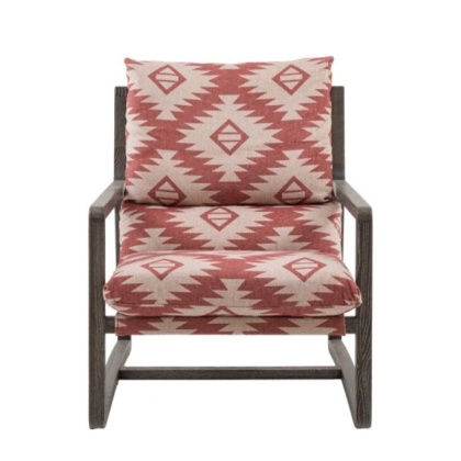 Gallery Direct Burela Lounge Chair in Mira Aztec Gallery Direct Burela Lounge Chair in Mira Aztec