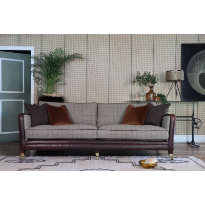 Tetrad Harris Tweed Balmoral Grand Sofa - All Tweed