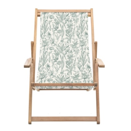 Brentham Deck Chair Verde Flora Brentham Deck Chair Verde Flora