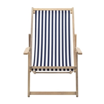 Brentham Deck Chair Navy Stripe Brentham Deck Chair Navy Stripe