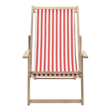 Brentham Deck Chair Red Stripe Brentham Deck Chair Red Stripe